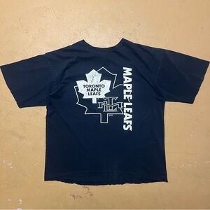 Vintage 90’s Toronto Maple Leafs Navy T-Shirt NHL Large